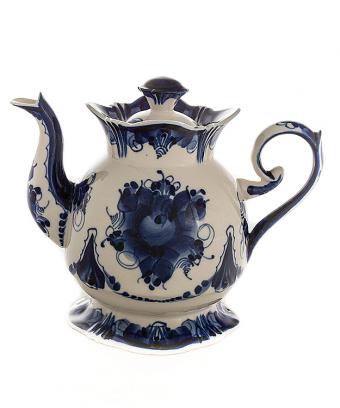 фото товара: Заварочный чайник с художественной росписью "Гжель"